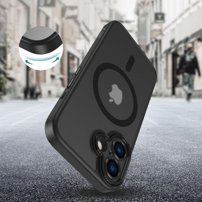 Bild 3, Tech-Protect Tech-Protect iPhone 16 Skal MagSafe MagCam Matt Svart