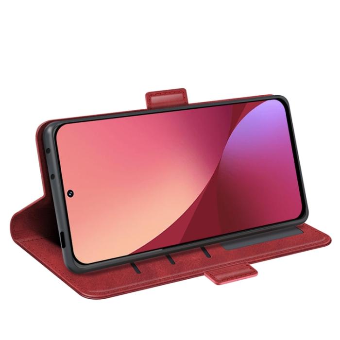 Bild 5,  Xiaomi 12 Pro Fodral Magnetisk Stängning Röd
