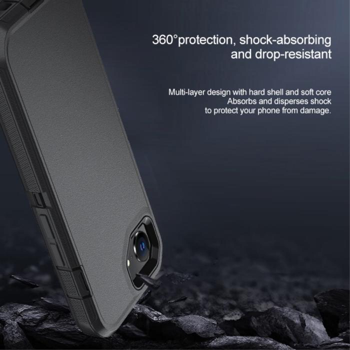 Bild 6,  iPhone 17e / 16e Skal Extreme Shockproof Hybrid Svart