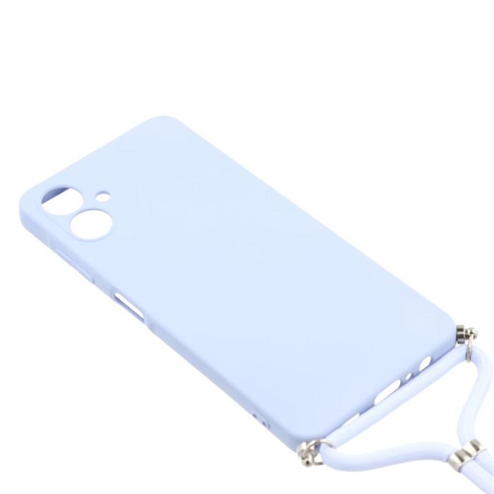 Bild 3,  Samsung Galaxy A07 Skal TPU Med Mobilsnöre Lila