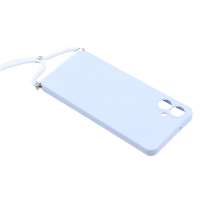 Bild 4,  Samsung Galaxy A07 Skal TPU Med Mobilsnöre Lila