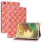  Samsung Galaxy Tab A7 Lite (2021) Fodral Vävd Textur Rosa/Gul