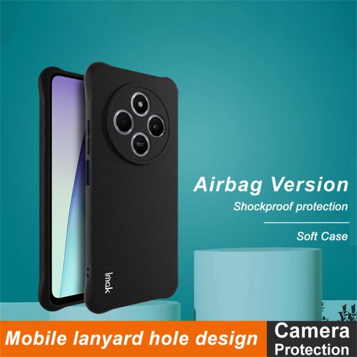 Bild 3, IMAK IMAK Xiaomi Redmi 14C Skal TPU AirBag Shockproof Svart