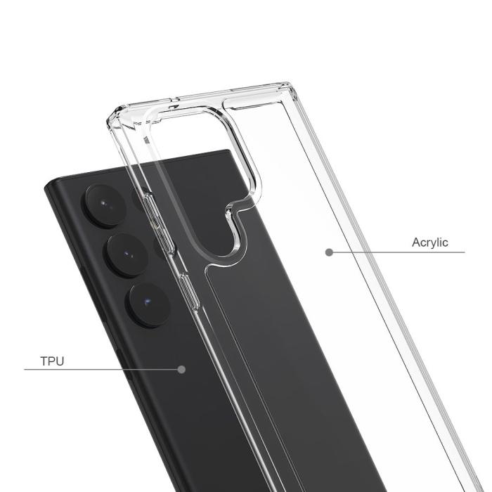 Bild 2, Tech-Protect Tech-Protect Galaxy S23 Ultra Skal FlexAir Hybrid Transparent
