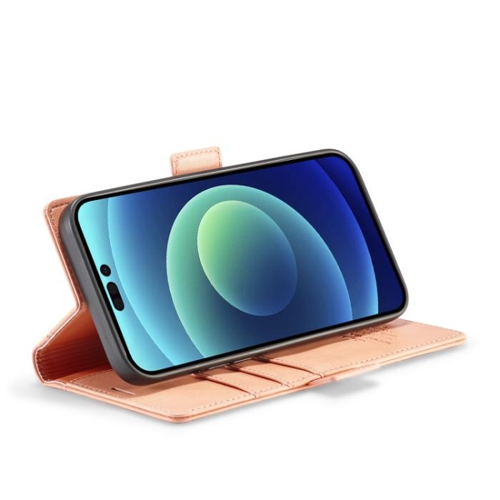 Bild 5, LC.IMEEKE LC.IMEEKE iPhone 14 Pro Fodral Med Magnetisk Stängning Roséguld