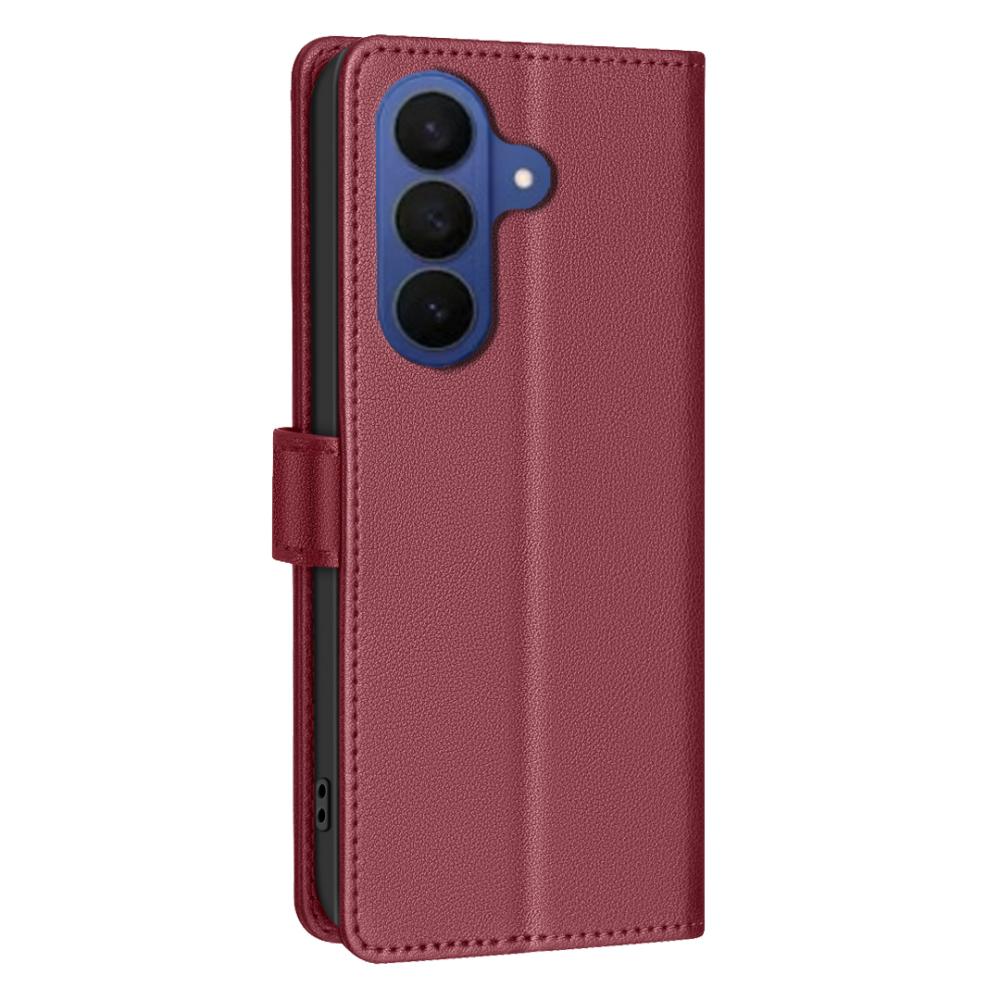 BINFEN BINFEN Samsung Galaxy S26 Fodral RFID Läder Röd
