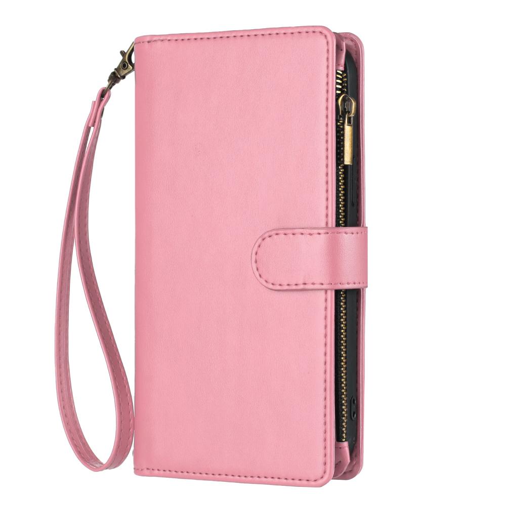  Samsung Galaxy S26 Ultra Fodral Multifunktionellt Läder Rosa