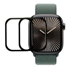  Apple Watch 10 42 mm Sk&auml;rmskydd 2-PACK Helt&auml;ckande