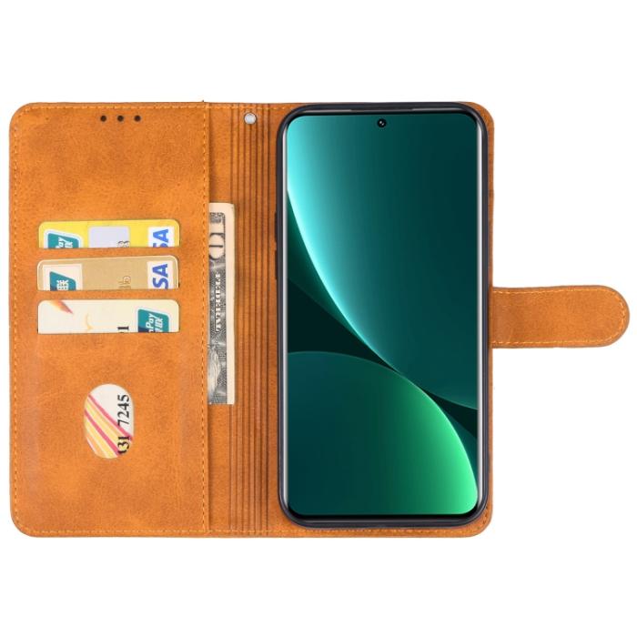 Bild 3,  Xiaomi 13 Pro 5G Fodral Solid Läder Brun