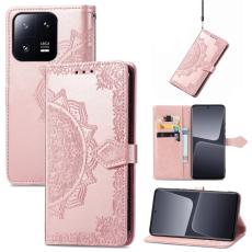  Xiaomi 13 Pro 5G Fodral Mandala L&auml;der Ros&eacute;guld