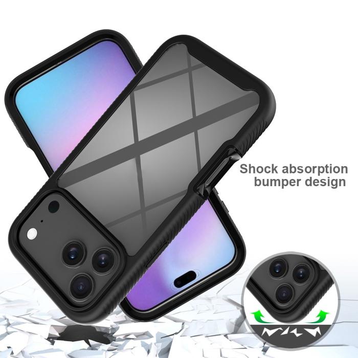 Bild 2,  iPhone 17 Pro Max Skal Hybrid Shockproof Svart