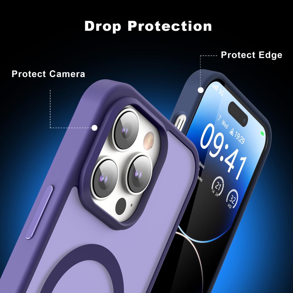 ColorPop ColorPop iPhone 14 Pro Skal CH MagSafe Matt Lavender Ash