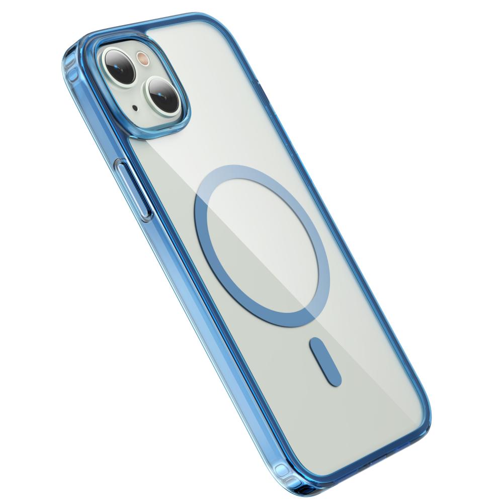 ColorPop ColorPop iPhone 15 Plus Skal CH MagSafe Transparent/Mörk Blå