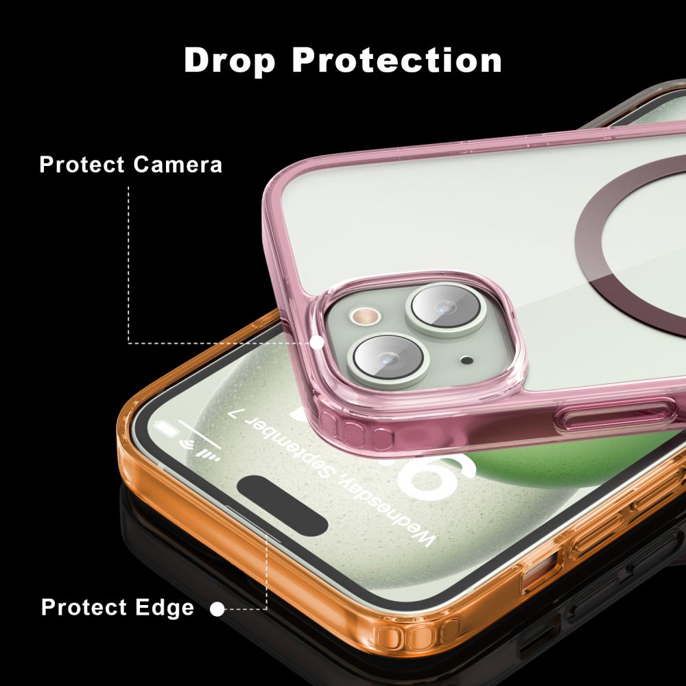 ColorPop ColorPop iPhone 15 Plus Skal CH MagSafe Transparent/Mörk Blå