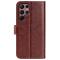  Samsung Galaxy S23 Ultra Fodral Crazy Horse Läder Brun