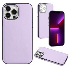  iPhone 15 Pro Skal L&auml;derbelagt Lila
