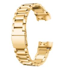  Lyxigt Metallarmband Fitbit Charge 3 / 4 Guld