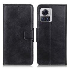  Motorola Moto 30 Fusion 5G Fodral Split L&auml;der Svart