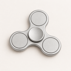  Fidget Spinner Ultra Spin Trio - Silver