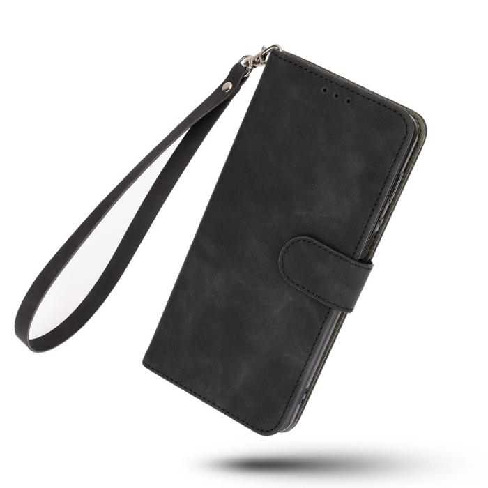 Bild 2,  Xiaomi Mi 11 - Silkeslent Läder Fodral - Svart