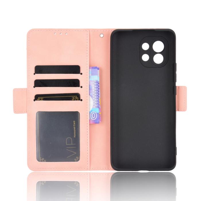 Bild 4,  Xiaomi Mi 11 - Fodral Med Avtagbart Kortfodral - Ljus Rosa