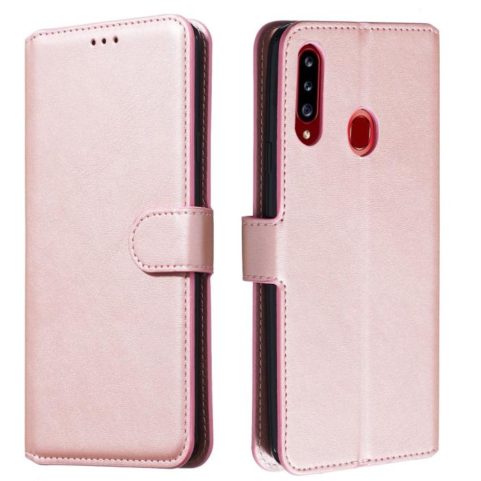 Bild 4,  Samsung Galaxy A20s - Plånboksfodral - Roséguld