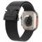  Apple Watch 42/44/45/46/49 mm Armband Milanese Svart