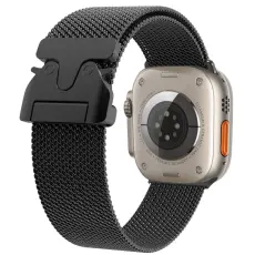  Apple Watch 42/44/45/46/49 mm Armband Milanese Svart