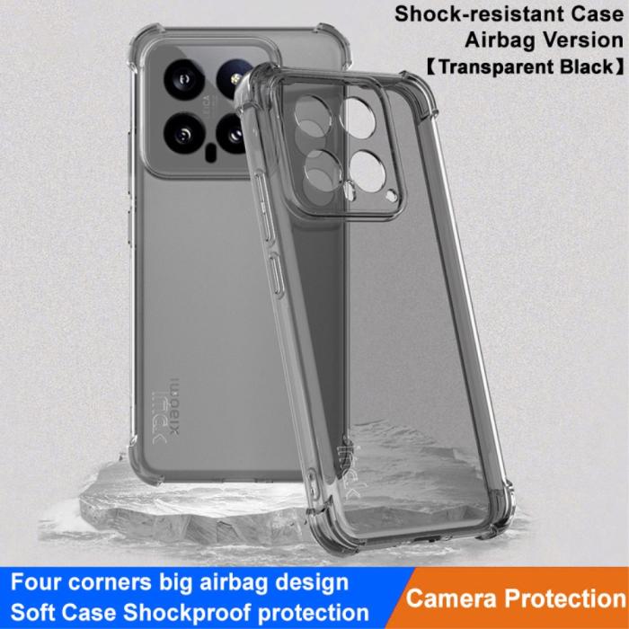 Bild 2, IMAK IMAK Xiaomi 14 Skal Shockproof TPU Tonad Svart