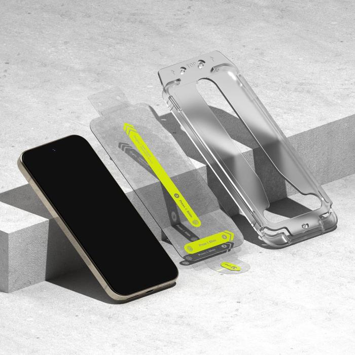 Bild 3, Ringke Ringke Pixel 9 / 9 Pro 2-PACK Easy Slide Skärmskydd Härdat Glas