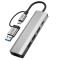 Tech-Protect Tech-Protect 5in1 USB-C/USB-A Hub - USB-C / USB 3.0/2.0 / RJ45