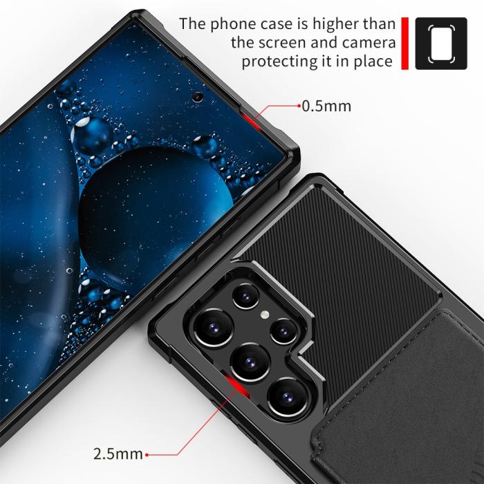 Bild 6,  Samsung Galaxy S22 Ultra Skal Med Magnetisk Plånbo