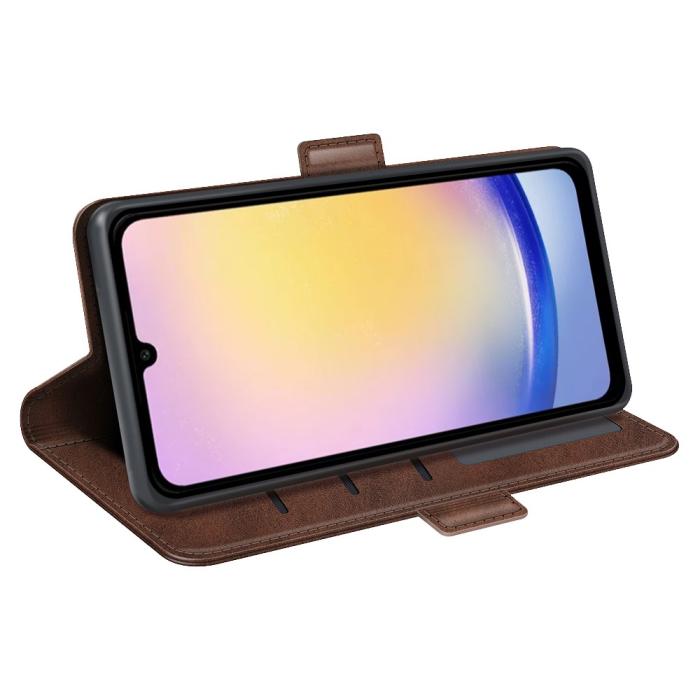 Bild 3,  Samsung Galaxy A26 5G Plånboksfodral Läder Brun