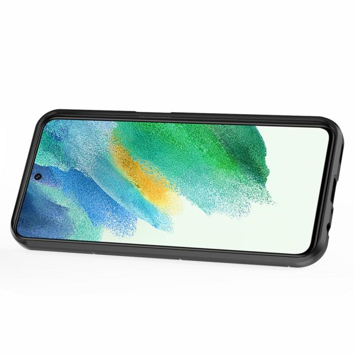 Bild 2,  Samsung Galaxy S23 FE Skal Hybrid Armor Ring Svart