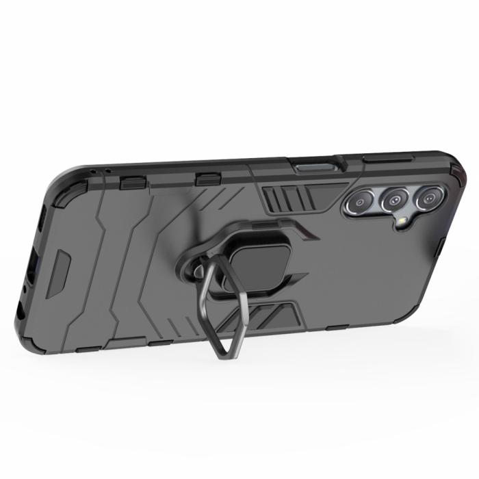 Bild 3,  Samsung Galaxy S23 FE Skal Hybrid Armor Ring Svart