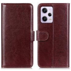  Xiaomi Redmi Note 12 Pro 5G Fodral Crazy Horse L&auml;der Brun