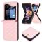 BINFEN BINFEN Galaxy Z Flip 6/7 FE Skal Diamond Textur Rosa