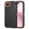  iPhone 17e/16e Skal Extreme Shockproof Hybrid Svart/Orange