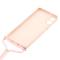  Samsung Galaxy A07 Skal TPU Med Mobilsnöre Rosa