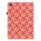  Samsung Galaxy Tab A7 Lite (2021) Fodral Vävd Textur Rosa/Gul