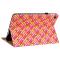  Samsung Galaxy Tab A7 Lite (2021) Fodral Vävd Textur Rosa/Gul