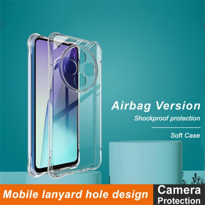 Bild 2, IMAK IMAK Xiaomi Redmi 14C Skal TPU AirBag Shockproof Transparent