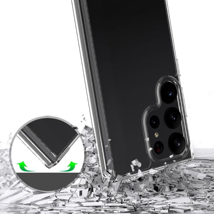 Bild 4, Tech-Protect Tech-Protect Galaxy S23 Ultra Skal FlexAir Hybrid Transparent