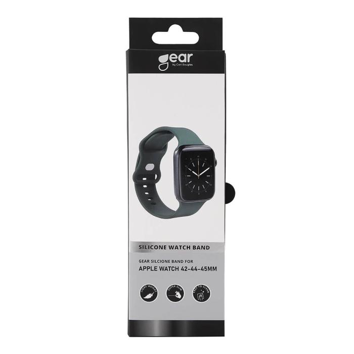 Bild 2, Gear GEAR Klockarmband Silikon Apple Watch 42/44/45/46/49 mm Olivgrön