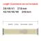 ColorPop Apple Watch 42/44/45/46/49 mm Armband Nylon Trail Loop Starlight