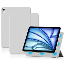  iPad Air 13 2026-2024 2in1 Magnetiskt Fodral Gr&aring;