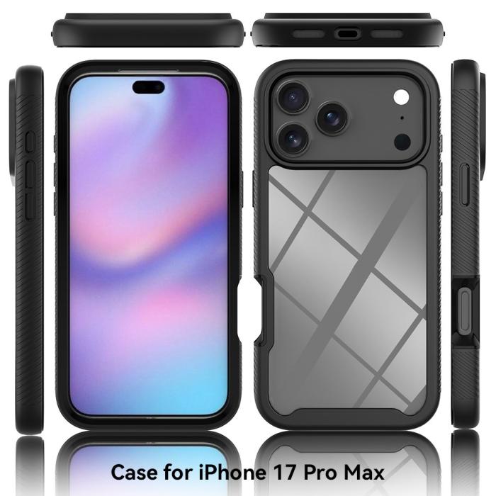 Bild 6,  iPhone 17 Pro Max Skal Hybrid Shockproof Svart