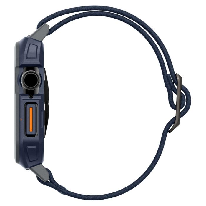 Bild 5, Spigen Spigen Apple Watch 11/10 (46 mm) Skal/Armband Lite Fit 'Pro' Navy Blue