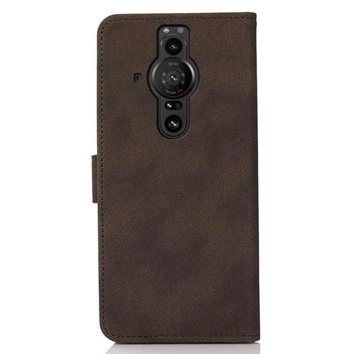 Bild 3, KHAZNEH KHAZNEH Sony Xperia Pro-I Fodral Retro Läder Brun