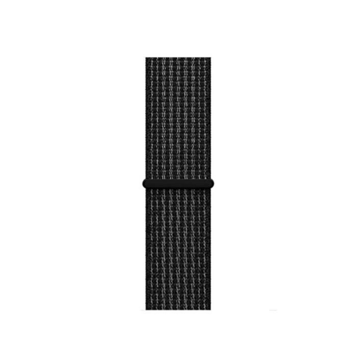 Bild 3,  Nylon Armband Apple Watch 42/41/40/38 mm - Svart